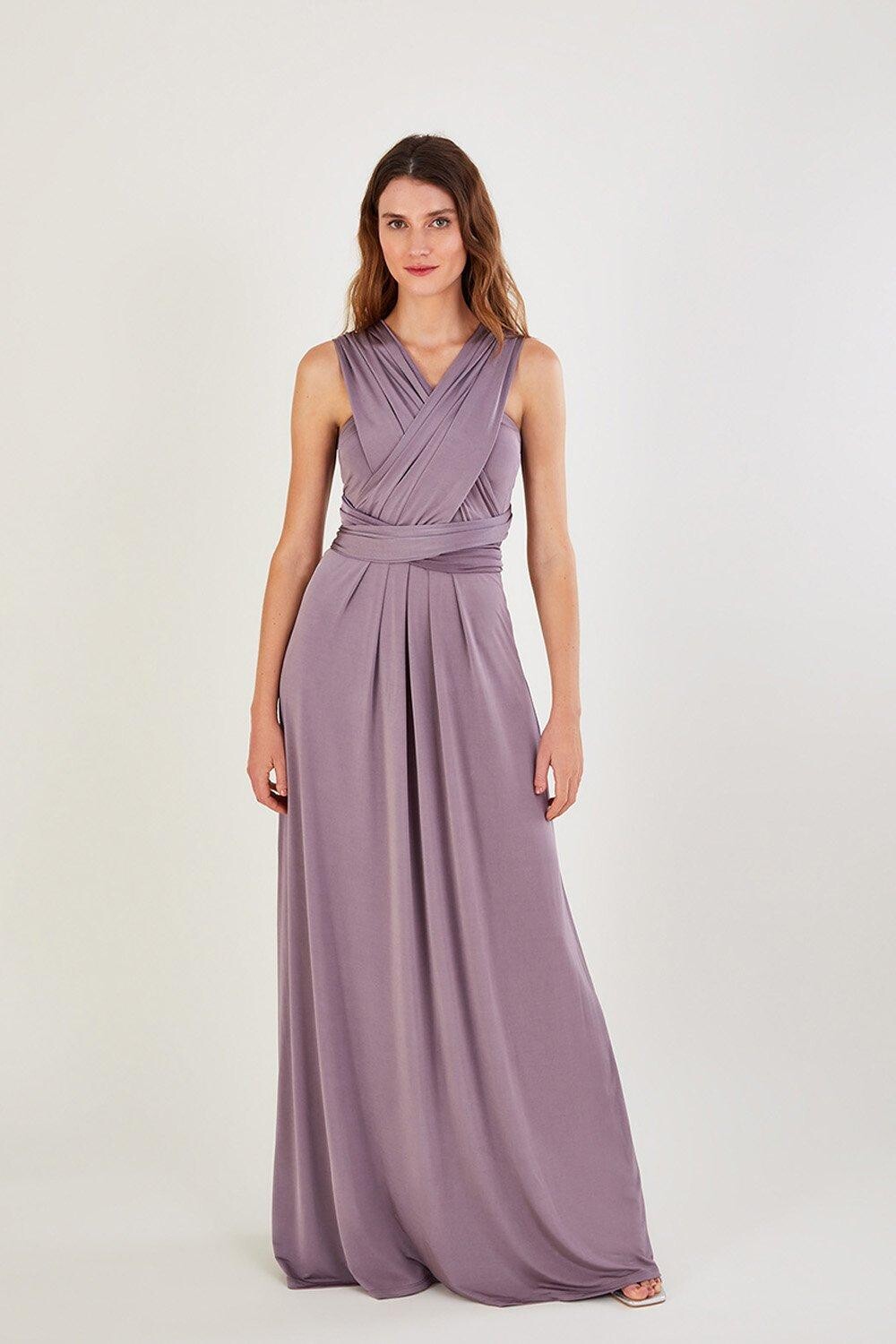 Платье макси 'Thea' Twist Me Tie Me Monsoon, коричневый 
Платье макси 'Thea' Twist Me Tie Me Monsoon, коричневый