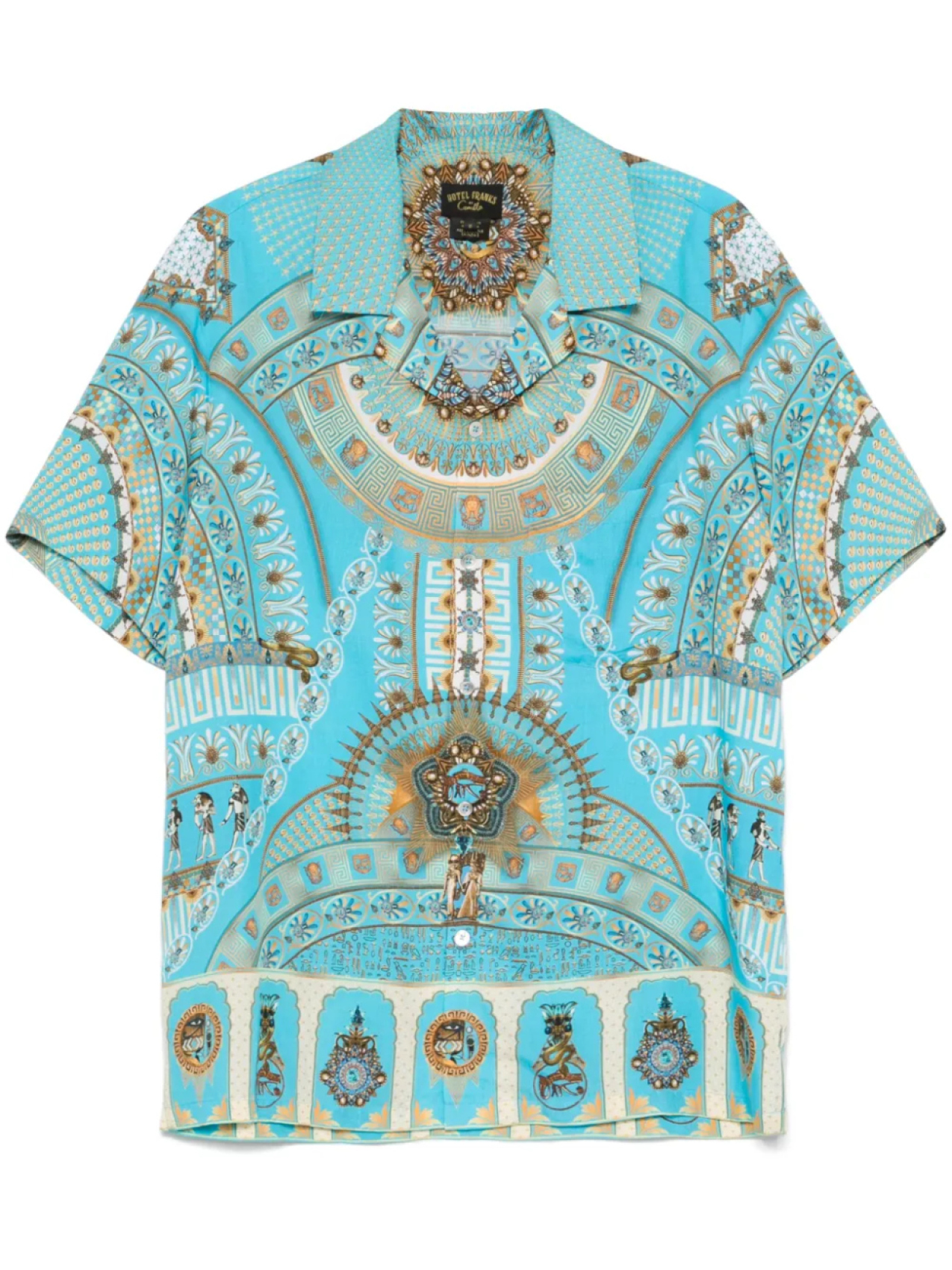 Рубашка Camilla с короткими рукавами и воротником-стойкой, синий
Рубашка Camilla с короткими рукавами и воротником-стойкой, синий