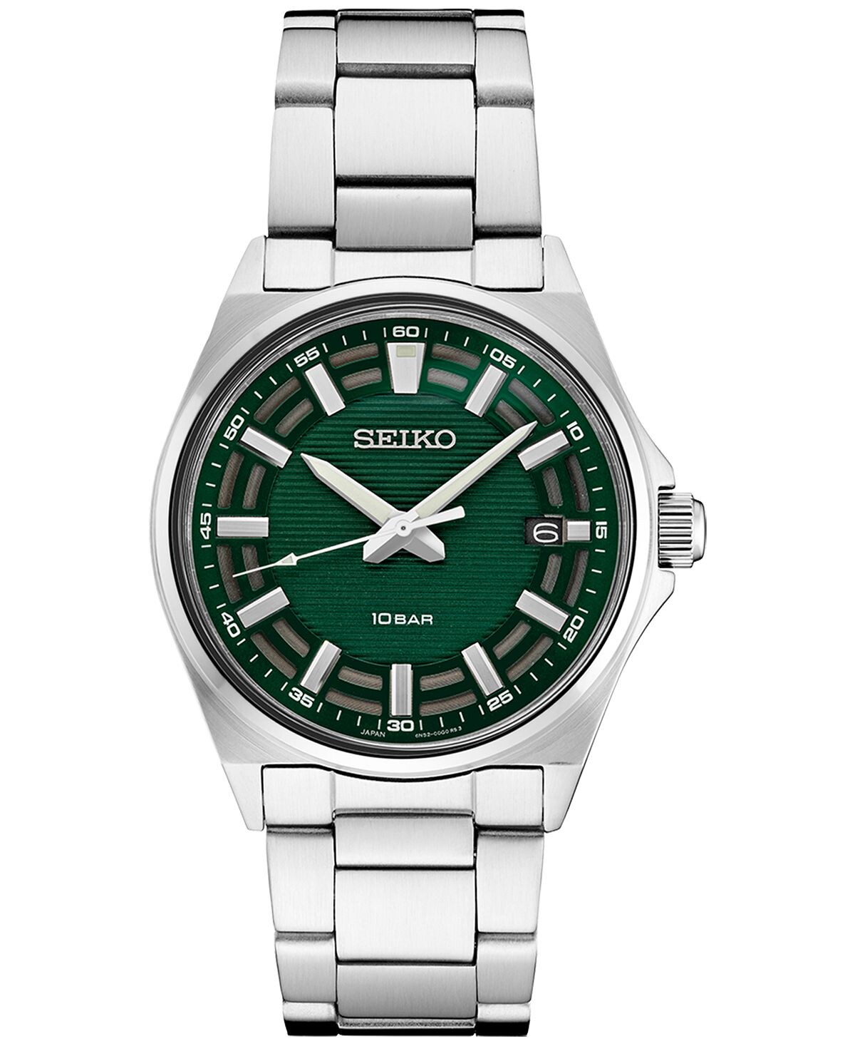 Мужские аналоговые часы Essentials с браслетом из нержавеющей стали, 40 мм Seiko
Мужские аналоговые часы Essentials с браслетом из нержавеющей стали, 40 мм Seiko