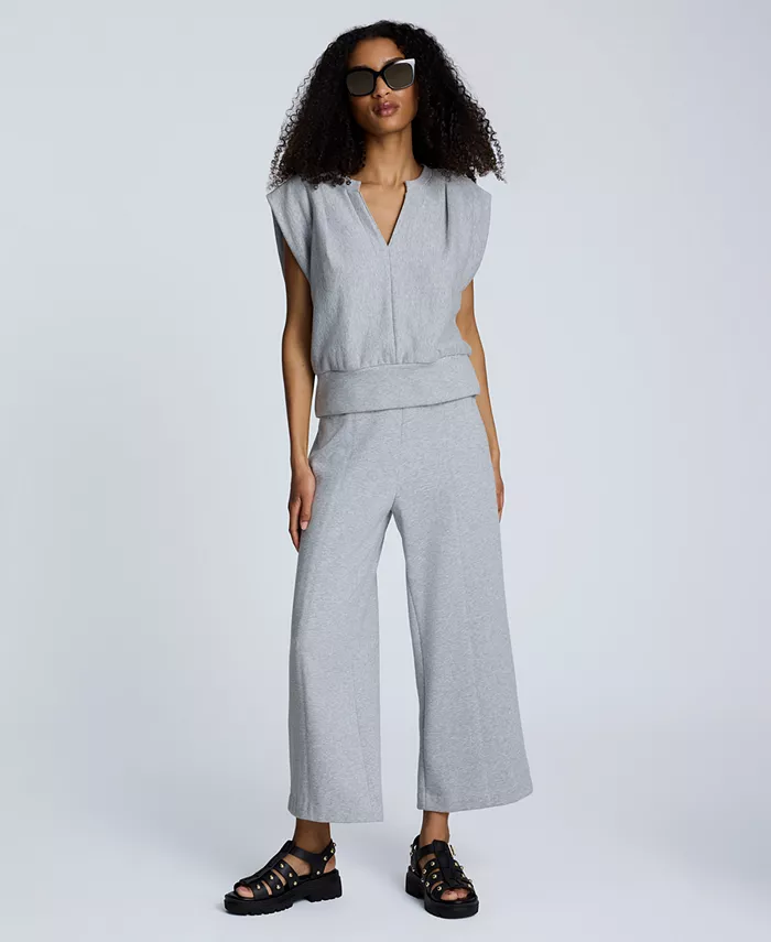 Женская майка с плиссированными плечами, разрезом на горловине и широкими брюками с высокой талией Kenneth Cole, серый
Женская майка с плиссированными плечами, разрезом на горловине и широкими брюками с высокой талией Kenneth Cole, серый