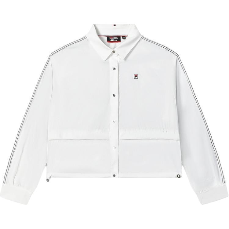 Футболка женская стандартная белая FILA 
Футболка женская стандартная белая FILA