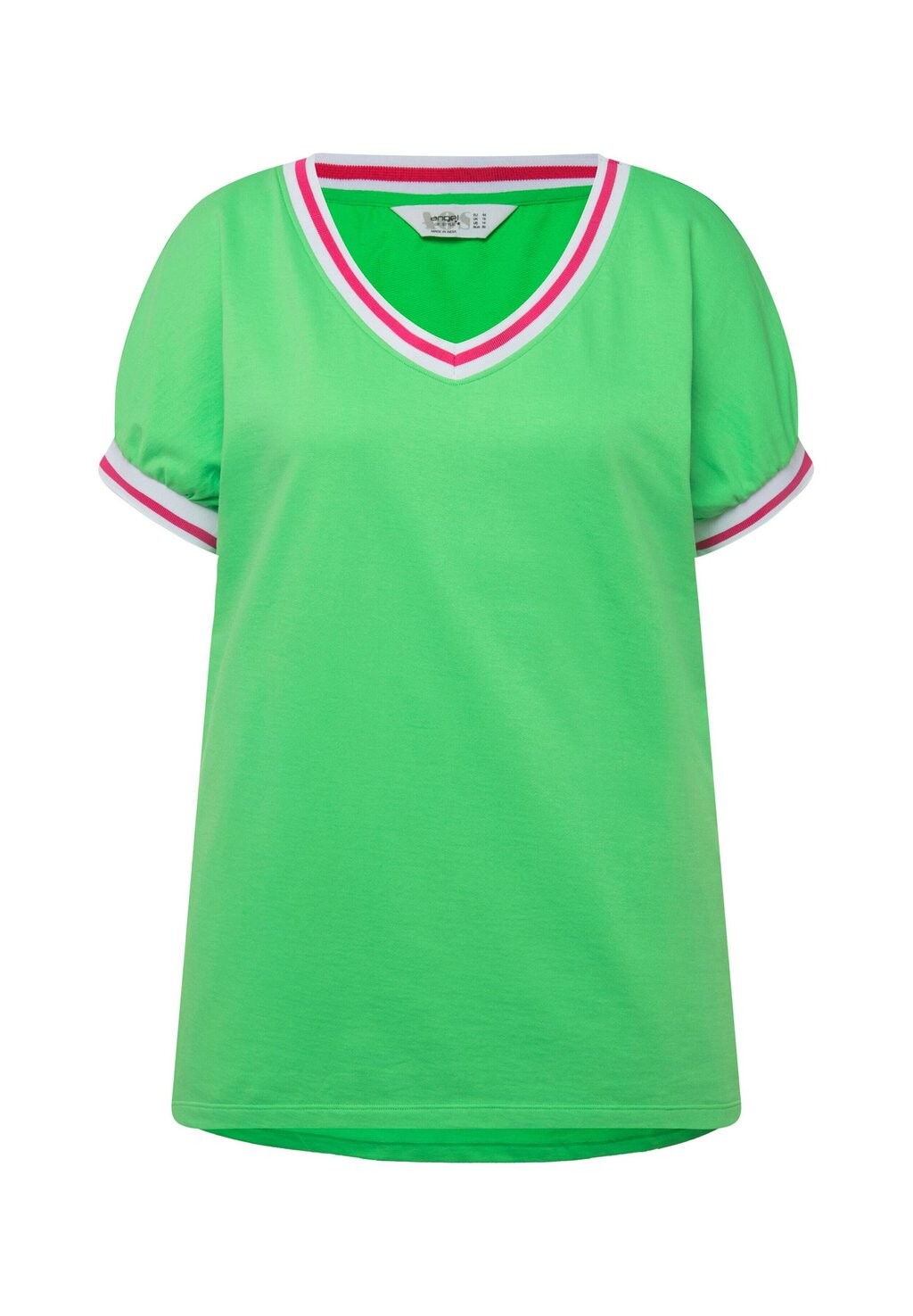 Базовая футболка V AUSSCHNITT STREIFEN BÜNDCHEN Angel of Style, зеленый
Базовая футболка V AUSSCHNITT STREIFEN BÜNDCHEN Angel of Style, зеленый