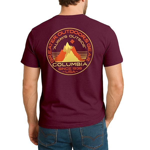 Мужская футболка julianne с принтом Columbia
Мужская футболка julianne с принтом Columbia