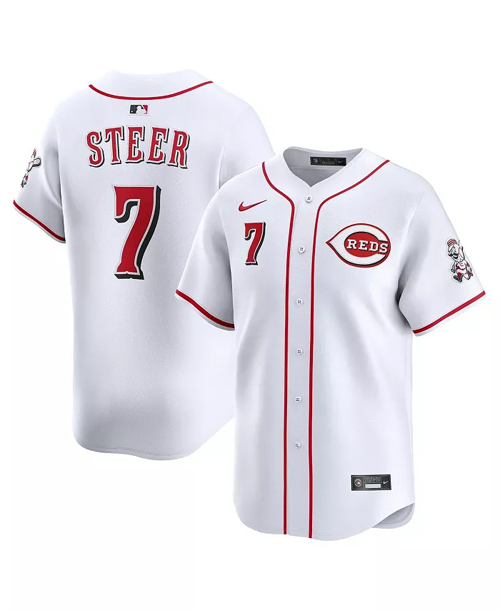 Мужская белая альтернативная лимитированная джерси игрока Cincinnati Reds Spencer Steer Nike
Мужская белая альтернативная лимитированная джерси игрока Cincinnati Reds Spencer Steer Nike