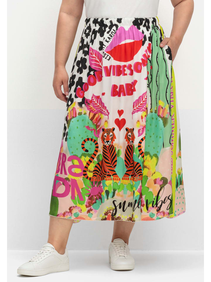 Юбка до колена sheego
Юбка до колена sheego