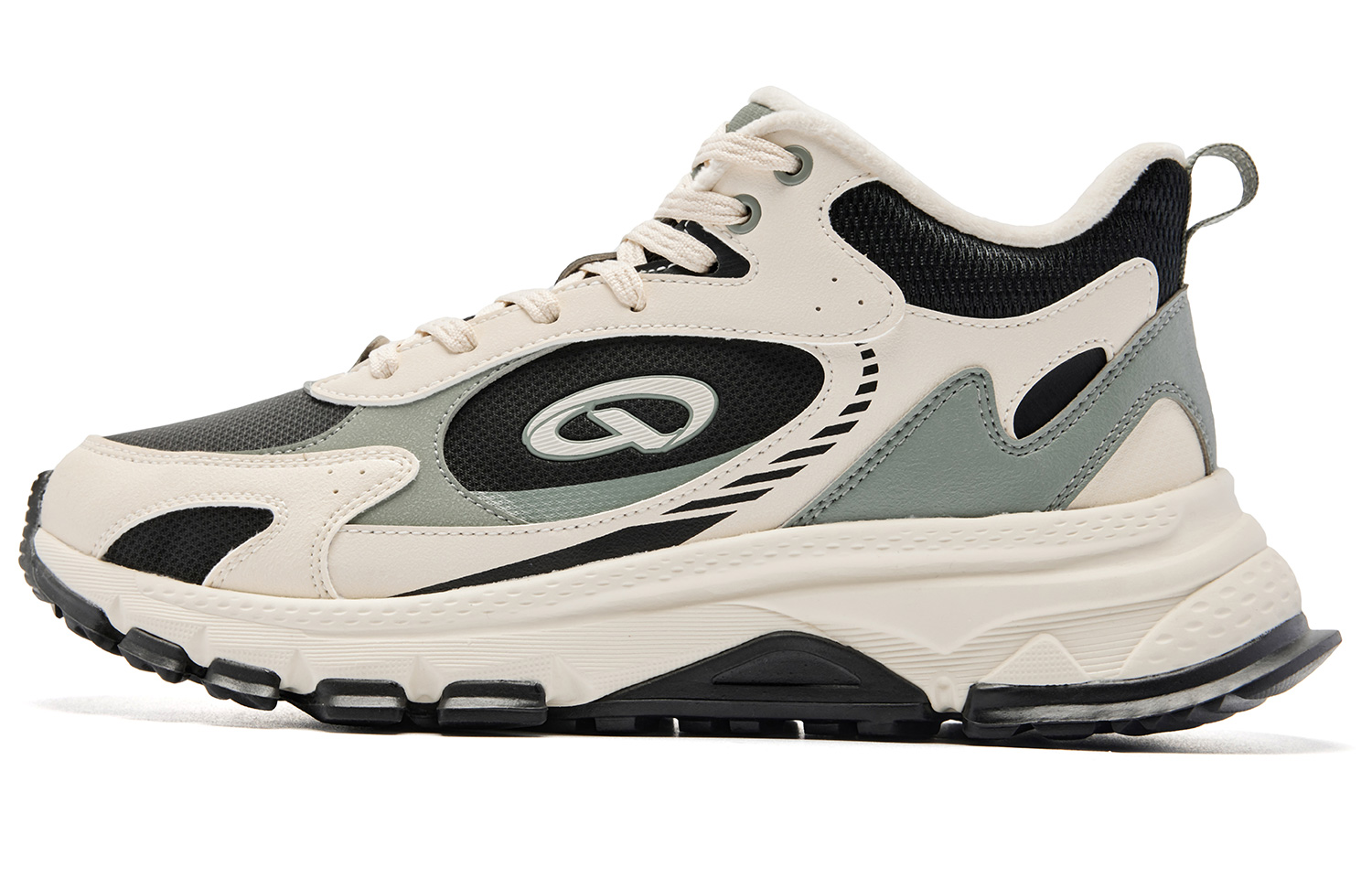 QIAODAN Повседневные туфли мужские высокие, ванильно-желтые/черные
QIAODAN Повседневные туфли мужские высокие, ванильно-желтые/черные