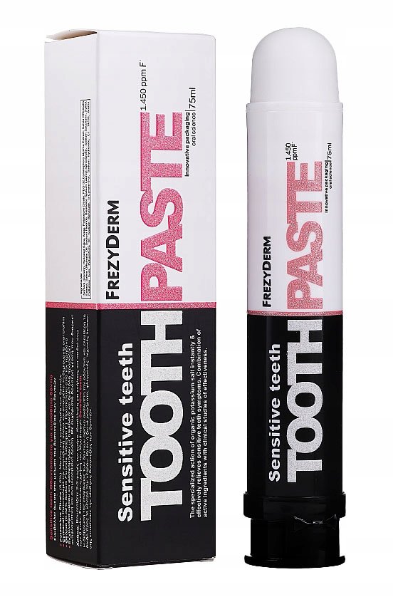 FREZYDERM Зубная паста для чувствительных зубов 1450 ppm 75 мл
FREZYDERM Зубная паста для чувствительных зубов 1450 ppm 75 мл