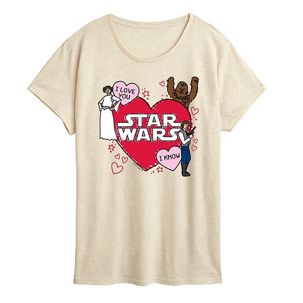 Футболка женская с принтом Valentine's Day Star Wars, Beige
Футболка женская с принтом Valentine's Day Star Wars, Beige