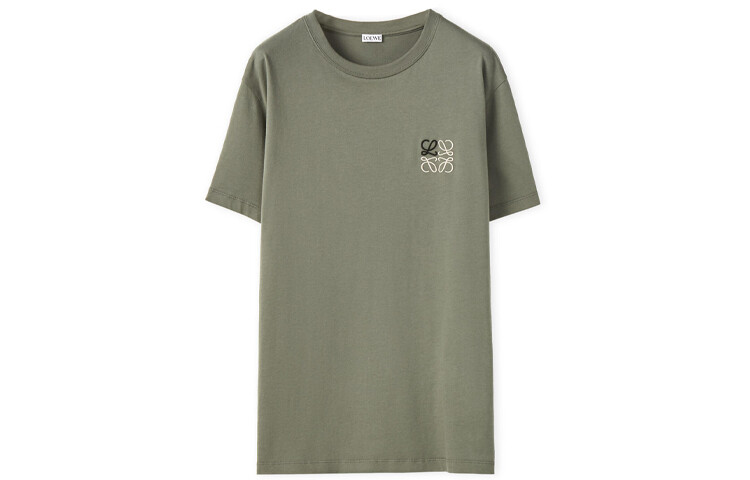 Футболка с вышитой анаграммой Loewe, зеленый
Футболка с вышитой анаграммой Loewe, зеленый