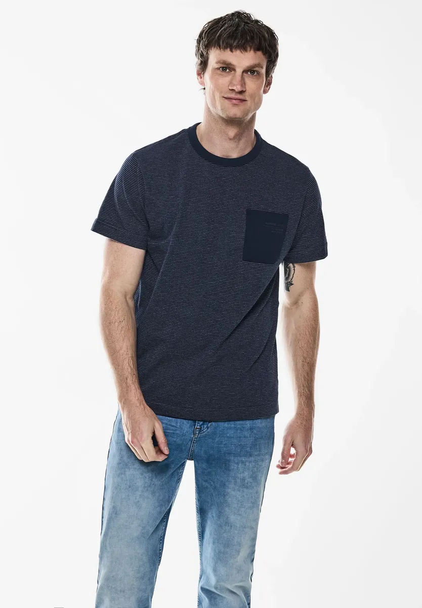 Футболка STREET ONE MEN из чистого хлопка, синий
Футболка STREET ONE MEN из чистого хлопка, синий