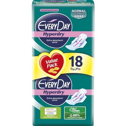 Женские прокладки EveryDay Hyperdry Ultra с крылышками и суперсухой фильтрацией, очень впитывающие Everyday
Женские прокладки EveryDay Hyperdry Ultra с крылышками и суперсухой фильтрацией, очень впитывающие Everyday