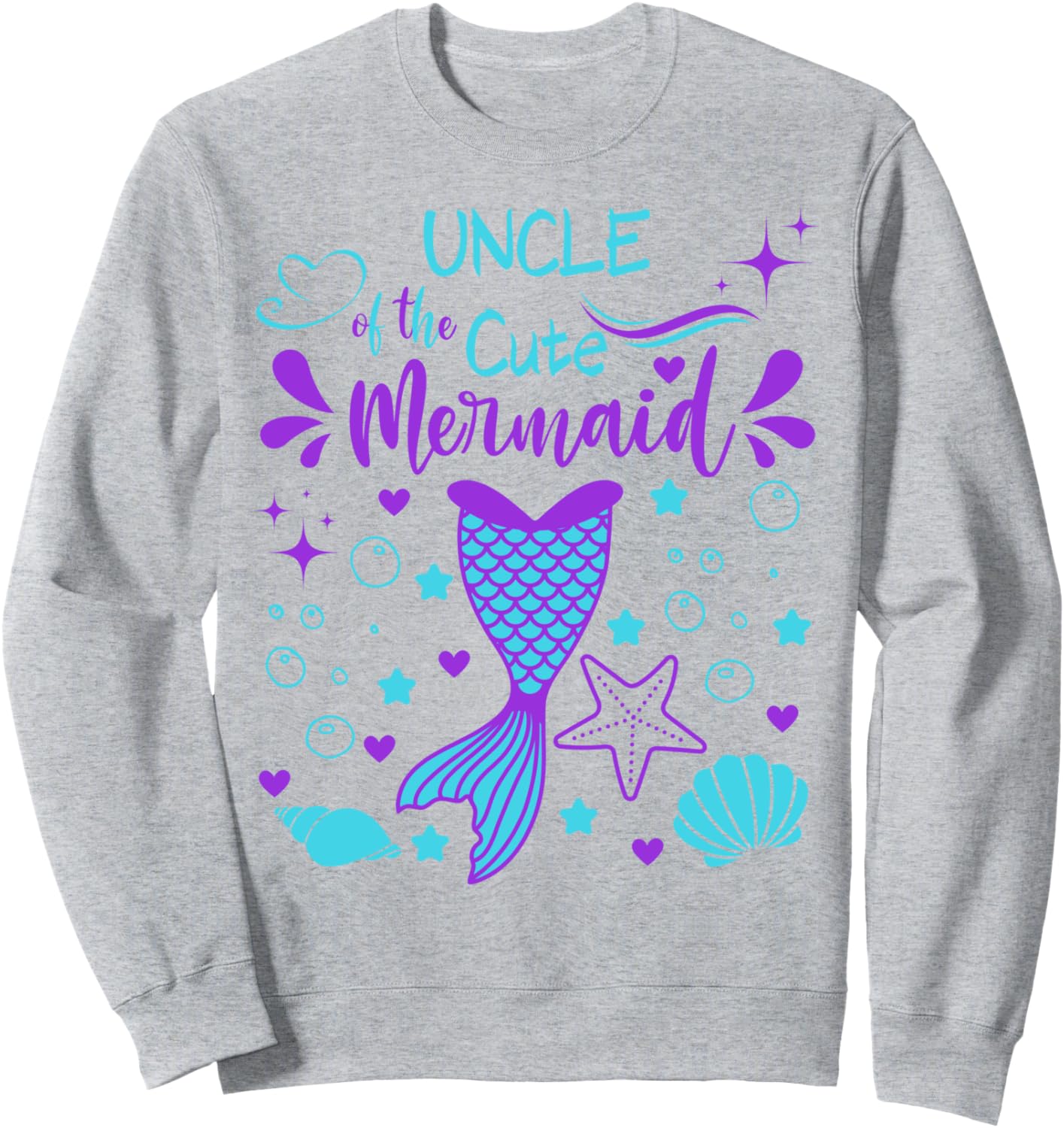 Милая толстовка с изображением дяди-русалки для семейной вечеринки в честь 7-летия девочки Family Look Mermaid'S Team Decorations Gifts, серый
Милая толстовка с изображением дяди-русалки для семейной вечеринки в честь 7-летия девочки Family Look Mermaid'S Team Decorations Gifts, серый