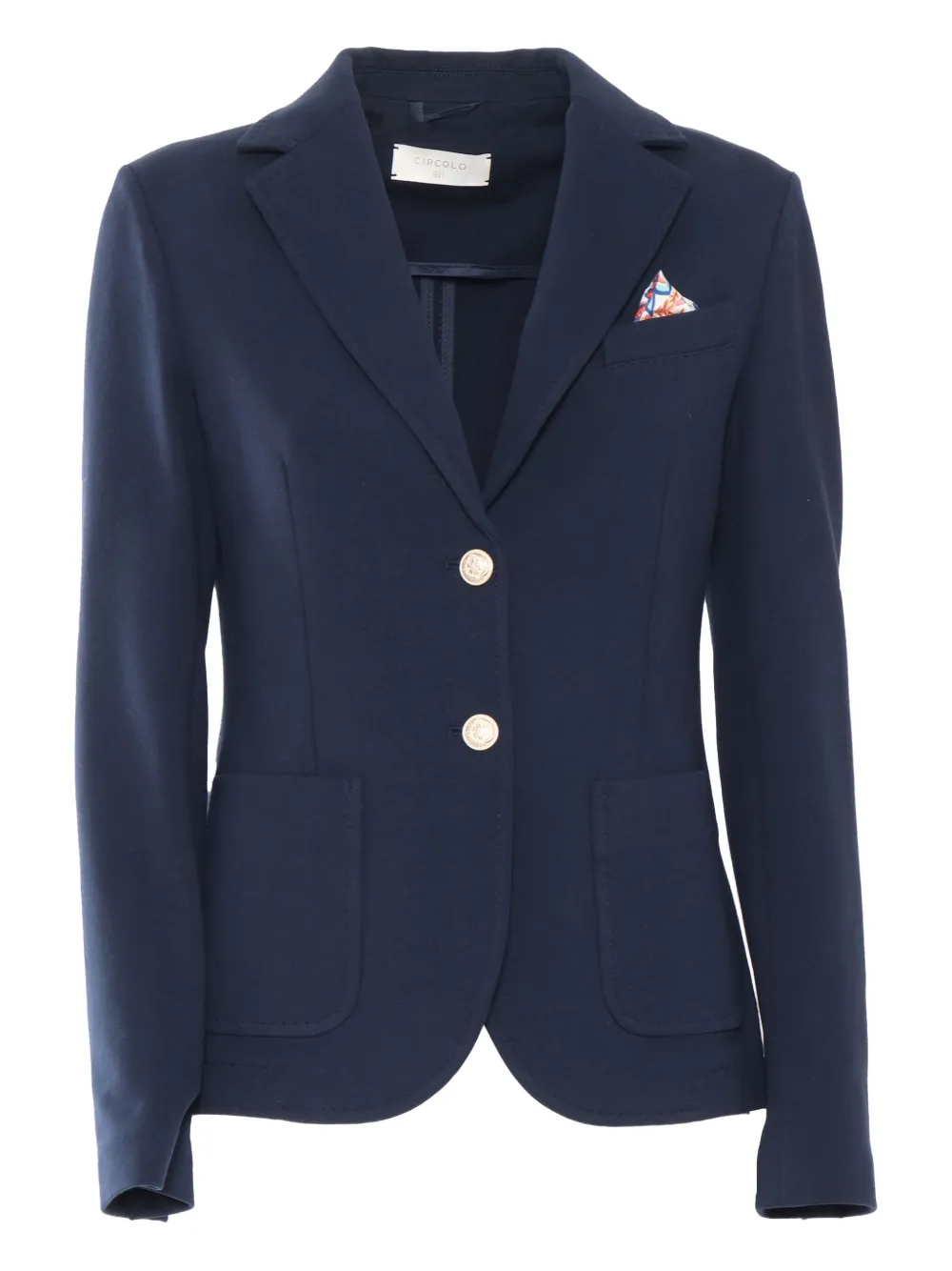 Пиджак с карманами на пуговицах Circolo 1901, синий
Пиджак с карманами на пуговицах Circolo 1901, синий