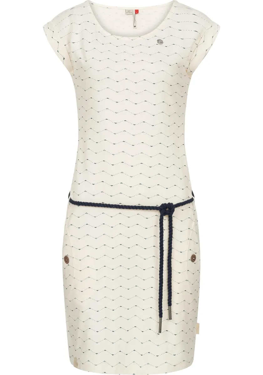 Платье из джерси в стиле рэгвир "Tag Zig Zag", стильное платье-рубашка с классным принтом и шнурком для завязывания Ragwear, белый
Платье из джерси в стиле рэгвир "Tag Zig Zag", стильное платье-рубашка с классным принтом и шнурком для завязывания Ragwear, белый