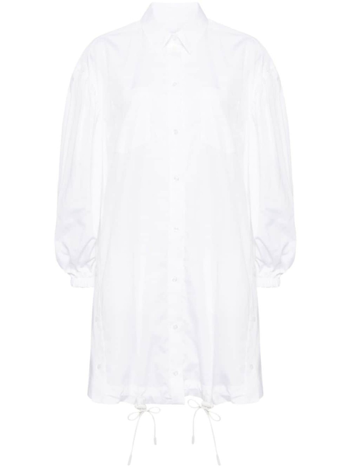 Simone Rocha платье-рубашка с планкой на пуговицах, белый
Simone Rocha платье-рубашка с планкой на пуговицах, белый