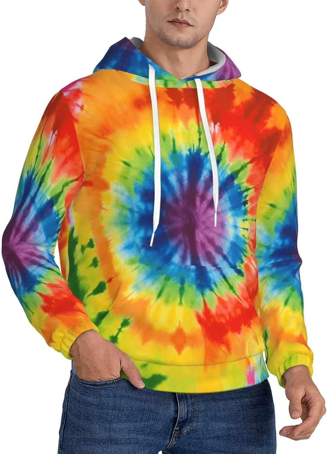 Мужская флисовая толстовка с капюшоном, повседневная худи с длинным рукавом KKLWEGU
Мужская флисовая толстовка с капюшоном, повседневная худи с длинным рукавом KKLWEGU