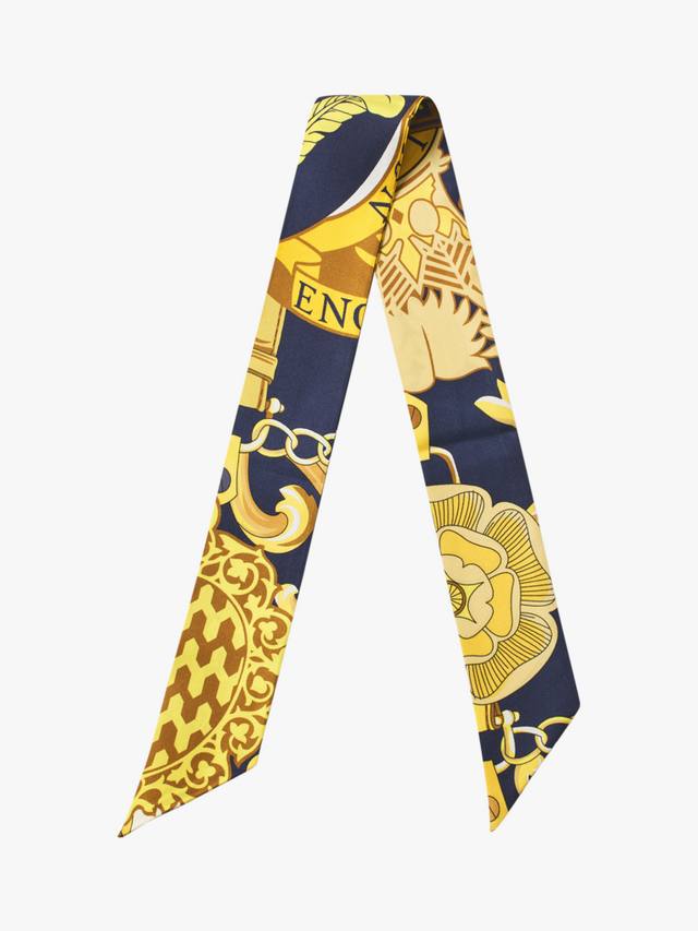 Шелковый шарф Aspinal of London, Navy/Multi
Шелковый шарф Aspinal of London, Navy/Multi