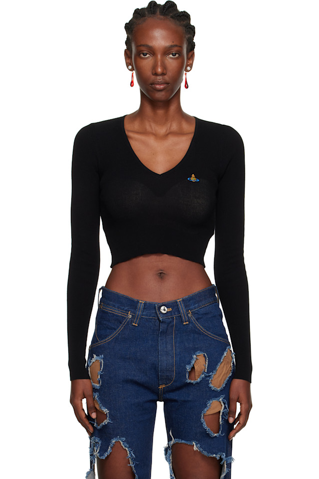 Беа укороченный свитер Vivienne Westwood, черный
Беа укороченный свитер Vivienne Westwood, черный