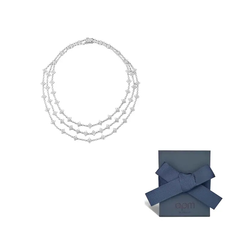 Apm Monaco Серебряное ожерелье 925 пробы для женщин Silver White
Apm Monaco Серебряное ожерелье 925 пробы для женщин Silver White