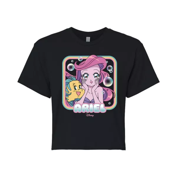 Укороченная футболка с мангой «Русалочка Ариэль» для младших классов Disney, черный
Укороченная футболка с мангой «Русалочка Ариэль» для младших классов Disney, черный