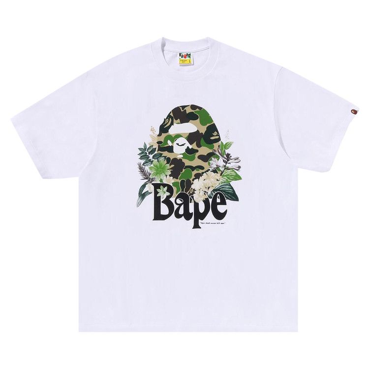 Футболка BAPE Floral Big Ape Head Relaxed Fit Tee, White
Футболка BAPE Floral Big Ape Head Relaxed Fit Tee, White