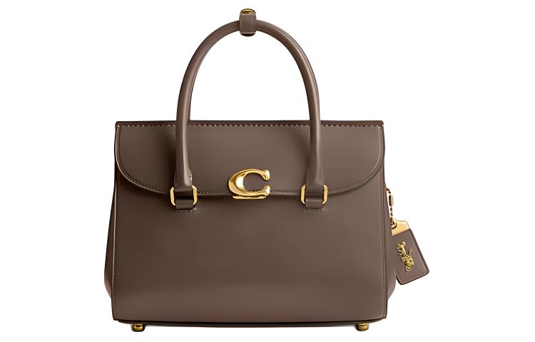 Coach Портфель из телячьей кожи, женская сумка среднего размера, бежевого цвета
Coach Портфель из телячьей кожи, женская сумка среднего размера, бежевого цвета