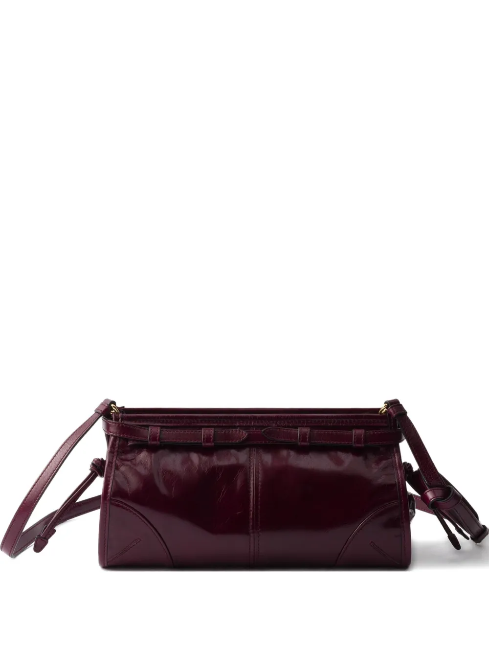 Кожаная сумка через плечо с пряжкой Bonnie Prada, красный
Кожаная сумка через плечо с пряжкой Bonnie Prada, красный