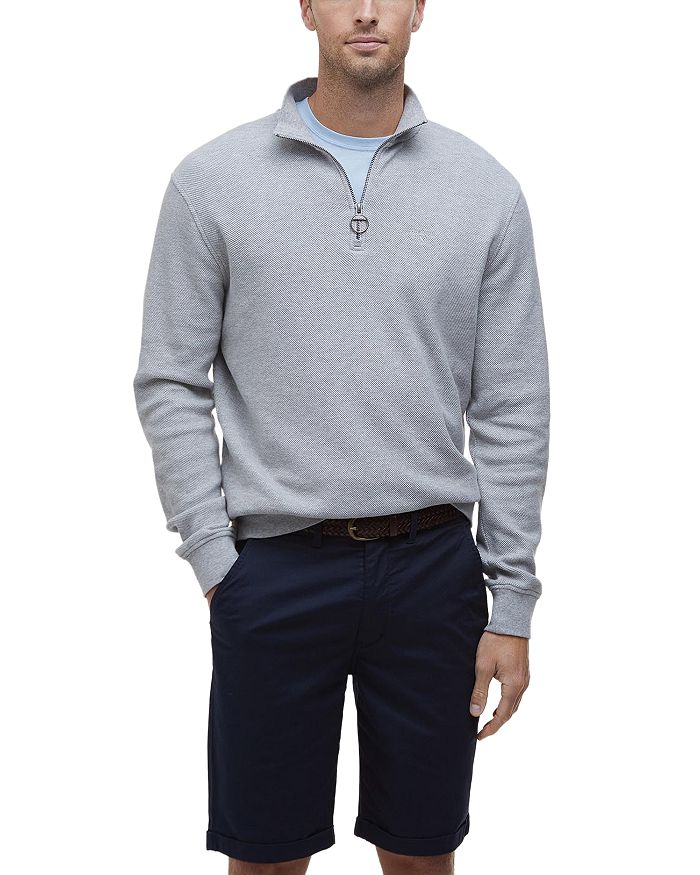 Пике свитер с молнией до середины груди, классический крой Barbour, серый
Пике свитер с молнией до середины груди, классический крой Barbour, серый