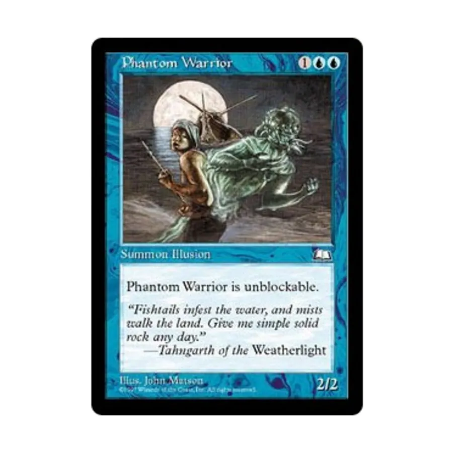 CCG Призрачный воин (U), MTG - Weatherlight
CCG Призрачный воин (U), MTG - Weatherlight