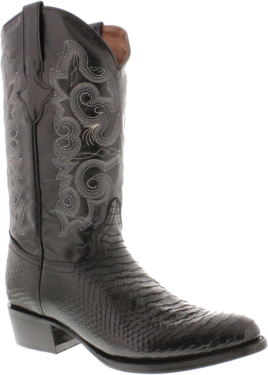 Мужские черные ковбойские сапоги Texas Legacy с западным дизайном из кожи с принтом змеи питон, круглый носок
Мужские черные ковбойские сапоги Texas Legacy с западным дизайном из кожи с принтом змеи питон, круглый носок