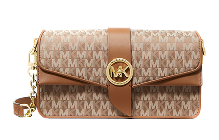 Сумка через плечо из ткани Greenwich, средний размер, женская, цвет желудь коричневый MICHAEL KORS
Сумка через плечо из ткани Greenwich, средний размер, женская, цвет желудь коричневый MICHAEL KORS