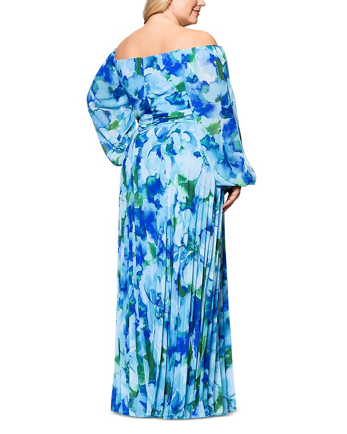 Платье из плиссированного шифона Xscape, синий
Платье из плиссированного шифона Xscape, синий