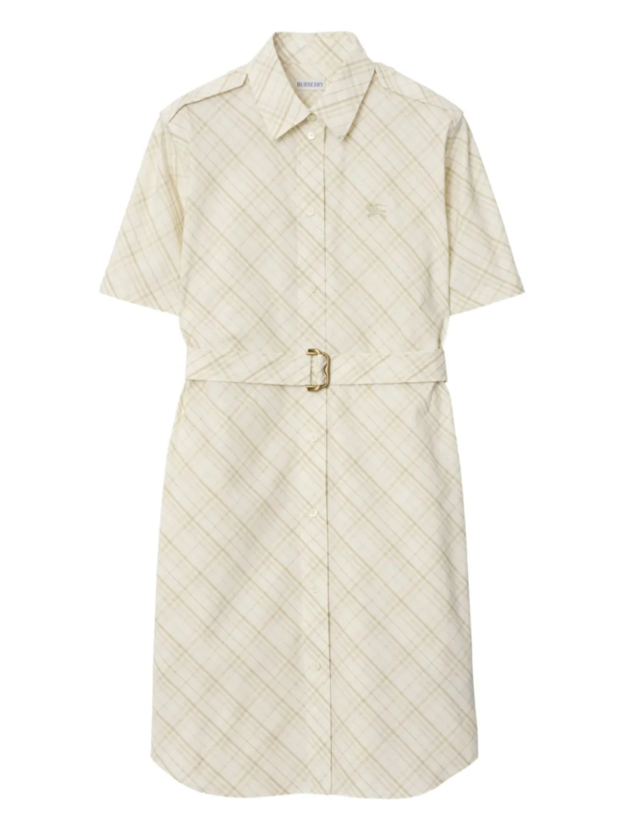 Burberry платье-рубашка в клетку, белый
Burberry платье-рубашка в клетку, белый