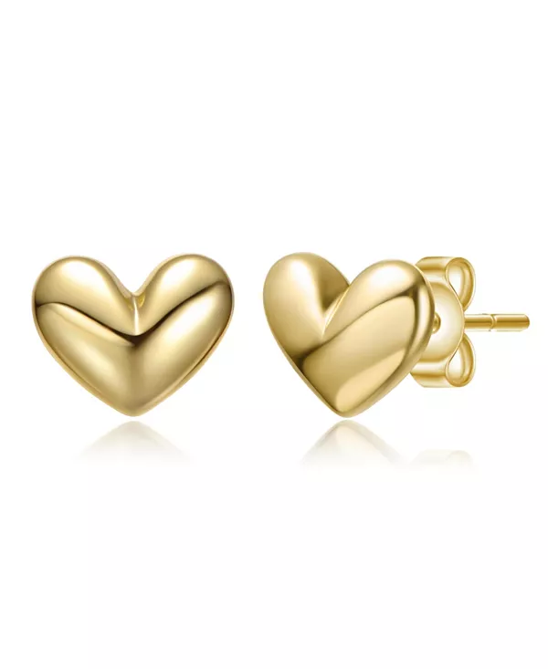 Минималистичные серьги-гвоздики в форме сердца с покрытием из белого золота, 14-каратного золота или 18-каратного розового золота Gigigirl, gold
Минималистичные серьги-гвоздики в форме сердца с покрытием из белого золота, 14-каратного золота или 18-каратного розового золота Gigigirl, gold
