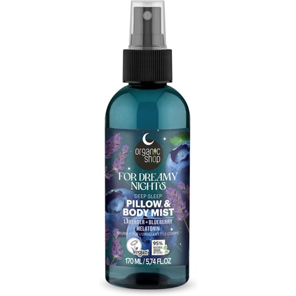 Спящая подушка для глубокого сна и спрей для тела 170 мл Organic Shop
Спящая подушка для глубокого сна и спрей для тела 170 мл Organic Shop