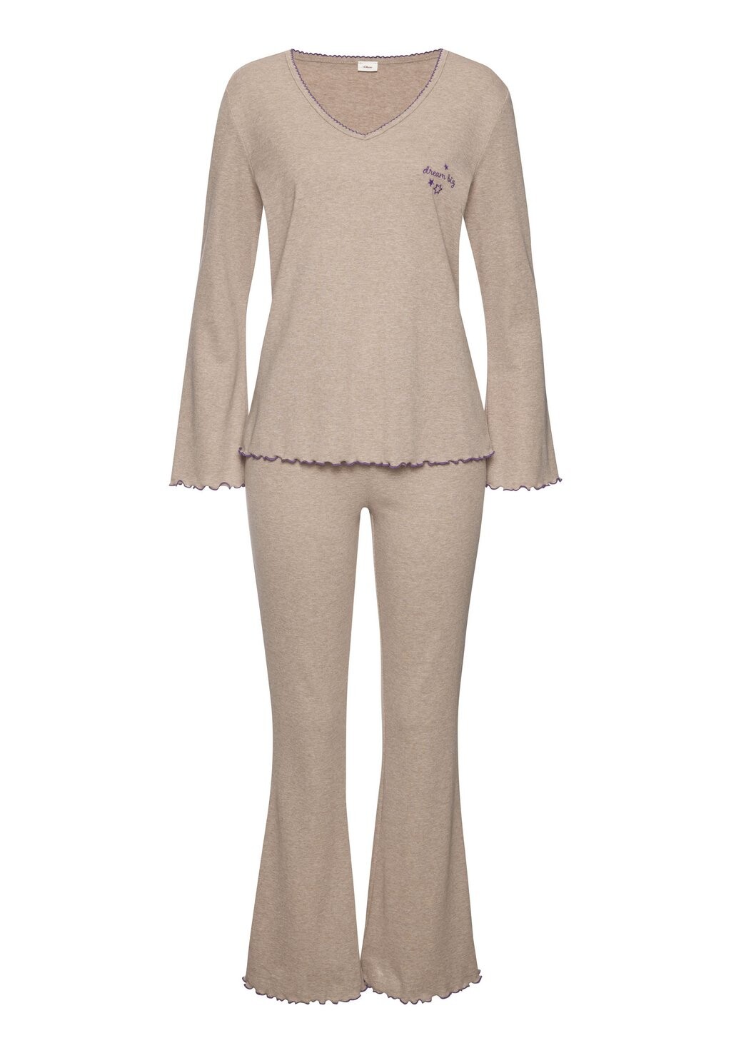 Пижамный комплект SET s.Oliver, коричневый
Пижамный комплект SET s.Oliver, коричневый