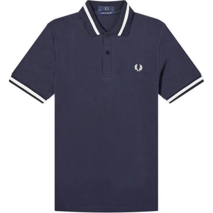 Поло с вышитым логотипом FRED PERRY, синий
Поло с вышитым логотипом FRED PERRY, синий