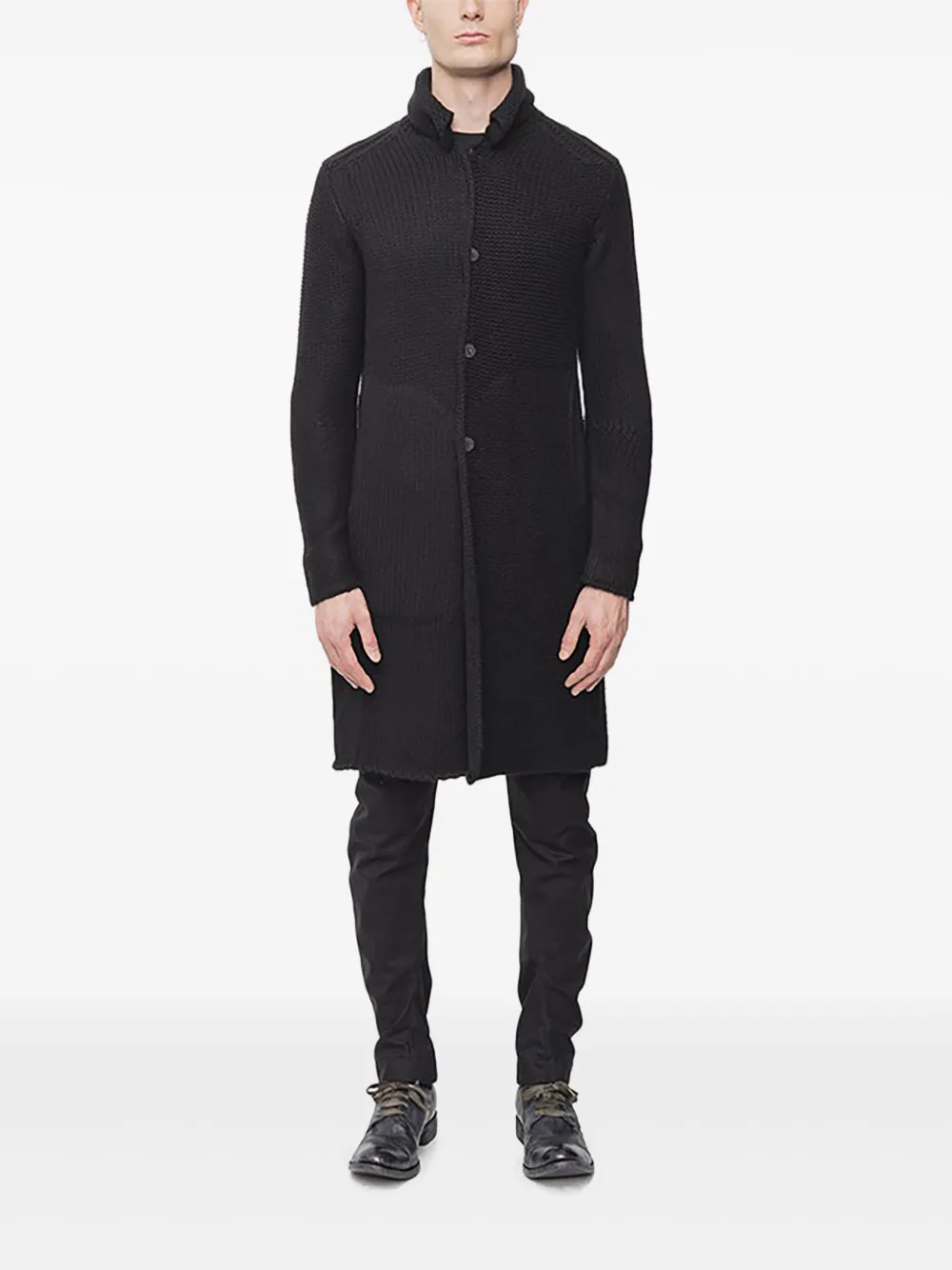 Кардиган с высоким воротником Devoa, черный
Кардиган с высоким воротником Devoa, черный