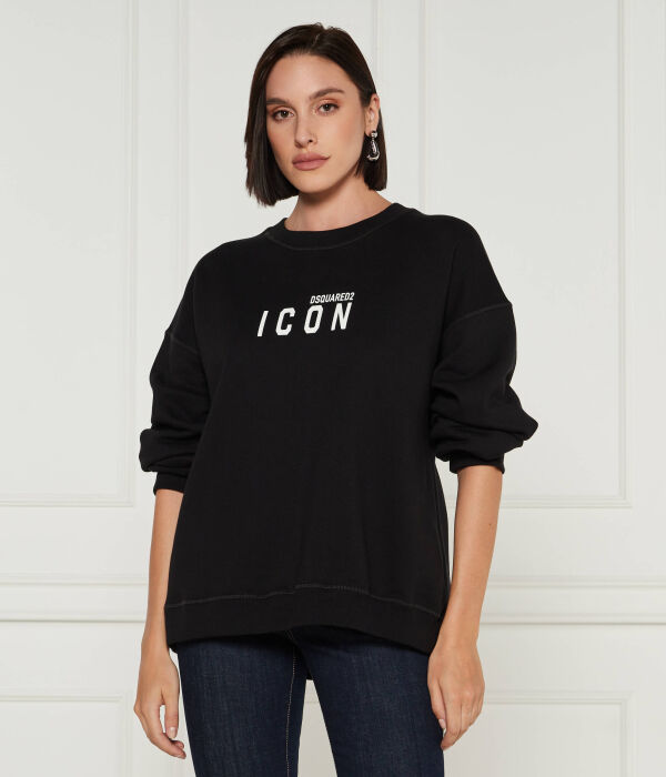 Толстовка женская Dsquared2 хлопковая с круглым вырезом, черный
Толстовка женская Dsquared2 хлопковая с круглым вырезом, черный