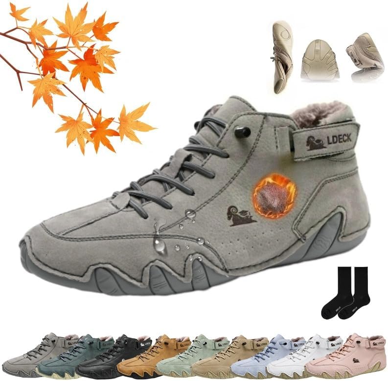 Удобные кожаные ортопедические туфли ручной работы для мужчин и женщин, комфортные для активного отдыха, с поддержкой свода стопы, водонепроницаемые и дышащие, на флисовой подкладке, для ходьбы и вождения. Плоские кроссовки Wxdstw, серый
Удобные кожаные ортопедические туфли ручной работы для мужчин и женщин, комфортные для активного отдыха, с поддержкой свода стопы, водонепроницаемые и дышащие, на флисовой подкладке, для ходьбы и вождения. Плоские кроссовки Wxdstw, серый