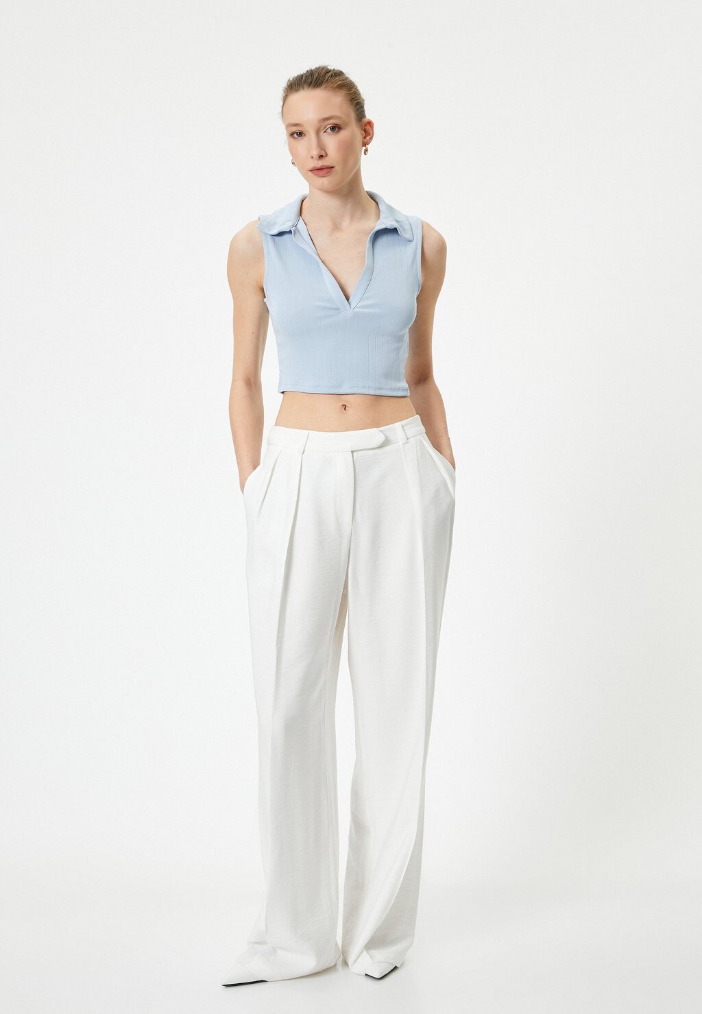 Рубашка поло CROP TANK Koton, синий
Рубашка поло CROP TANK Koton, синий