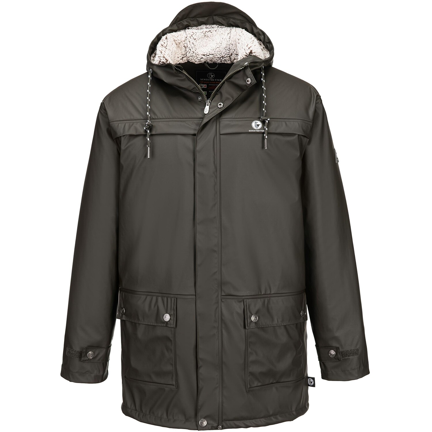 Дождевик SCHIETWETTER gefüttert, оливковый
Дождевик SCHIETWETTER gefüttert, оливковый