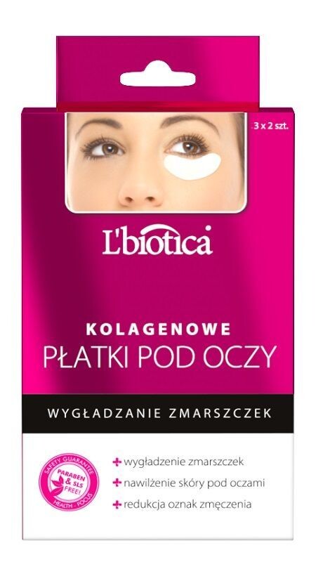 L’biotica Kolagenowe Płatki Pod Oczy повязки на глаза, 6 шт.
L’biotica Kolagenowe Płatki Pod Oczy повязки на глаза, 6 шт.