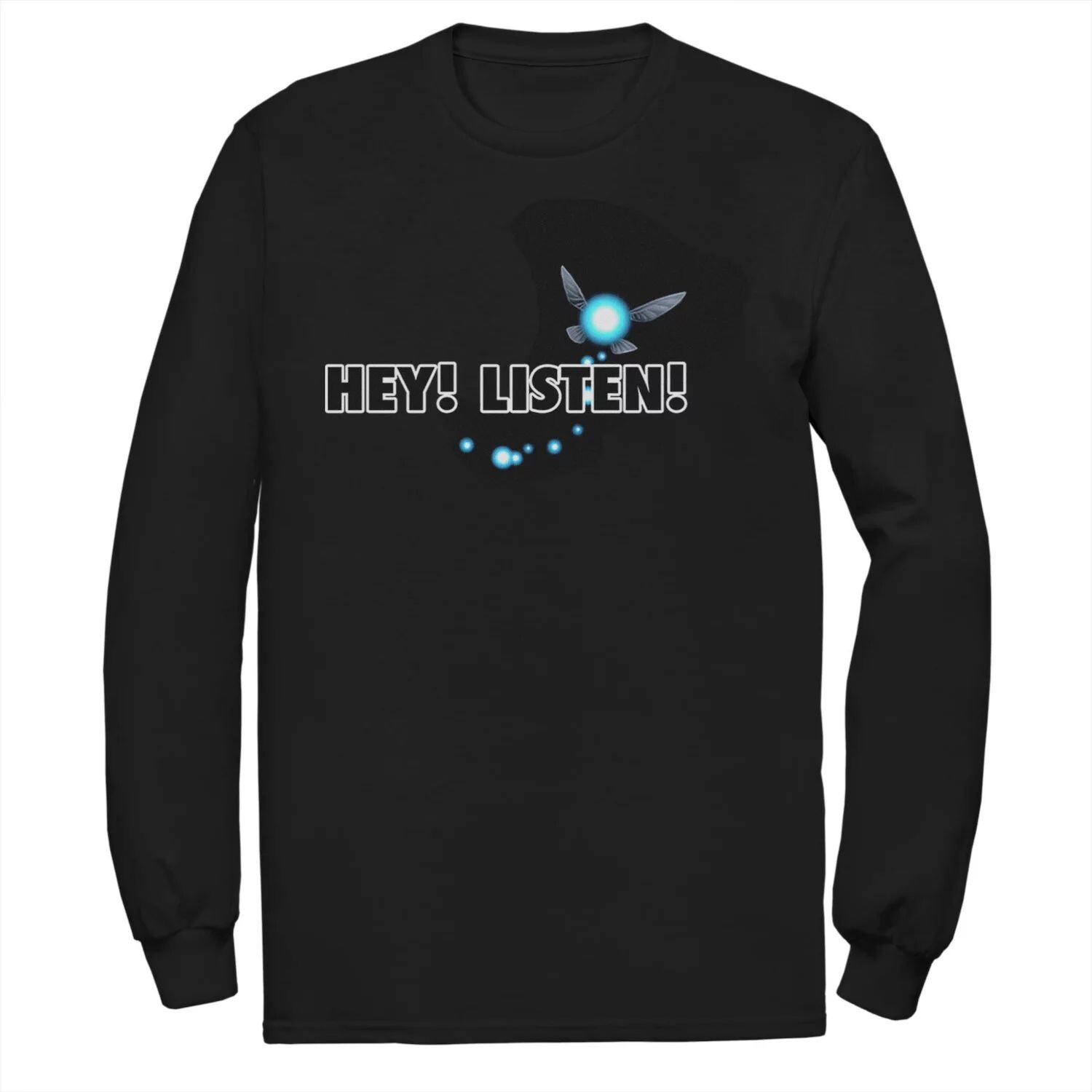 Мужская The Legend Of Zelda Navi Hey! Слушать! Футболка с портретным рисунком Licensed Character 
Мужская The Legend Of Zelda Navi Hey! Слушать! Футболка с портретным рисунком Licensed Character