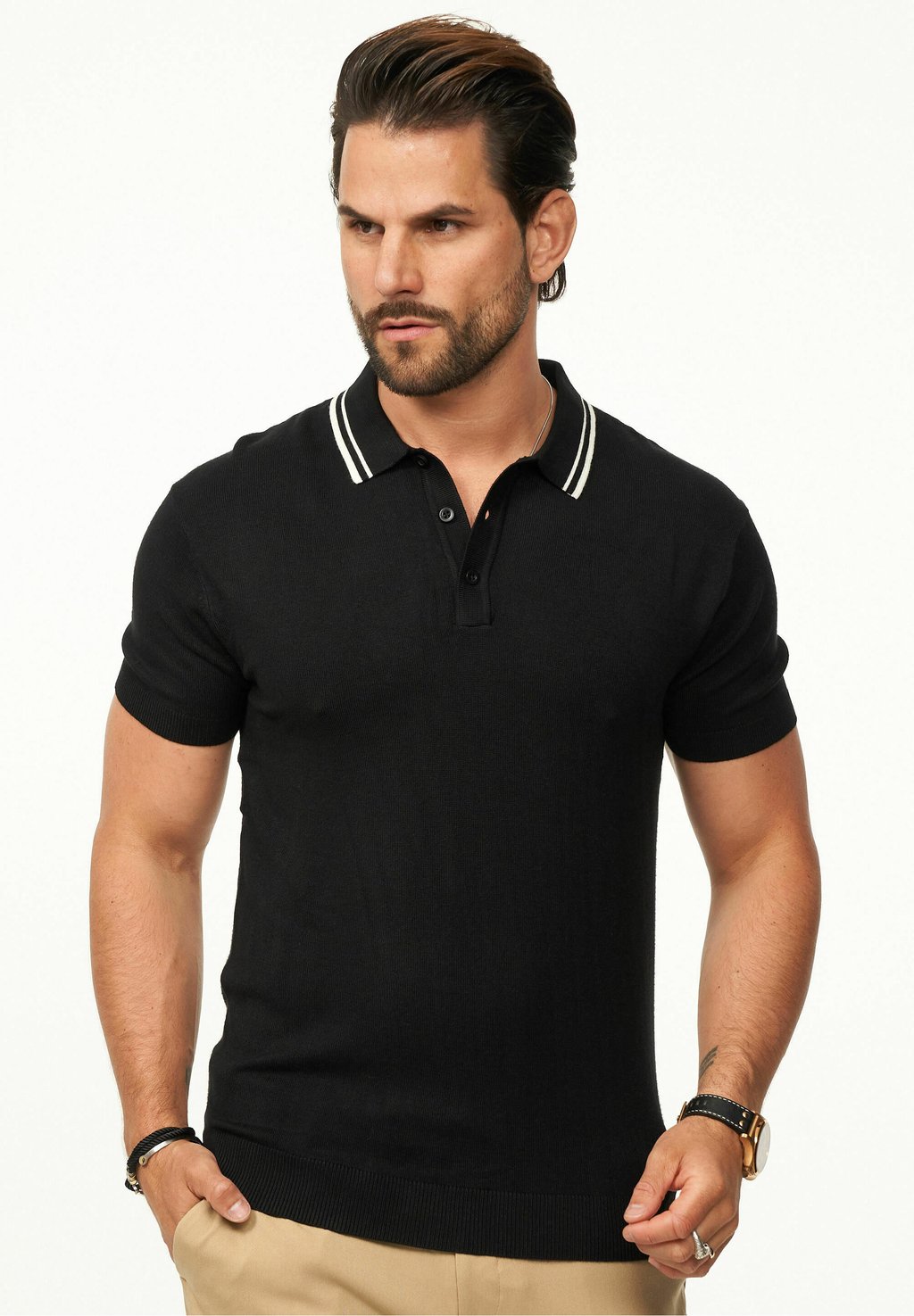 Рубашка поло MIT KNOPFLEISTE One Redox, черный
Рубашка поло MIT KNOPFLEISTE One Redox, черный