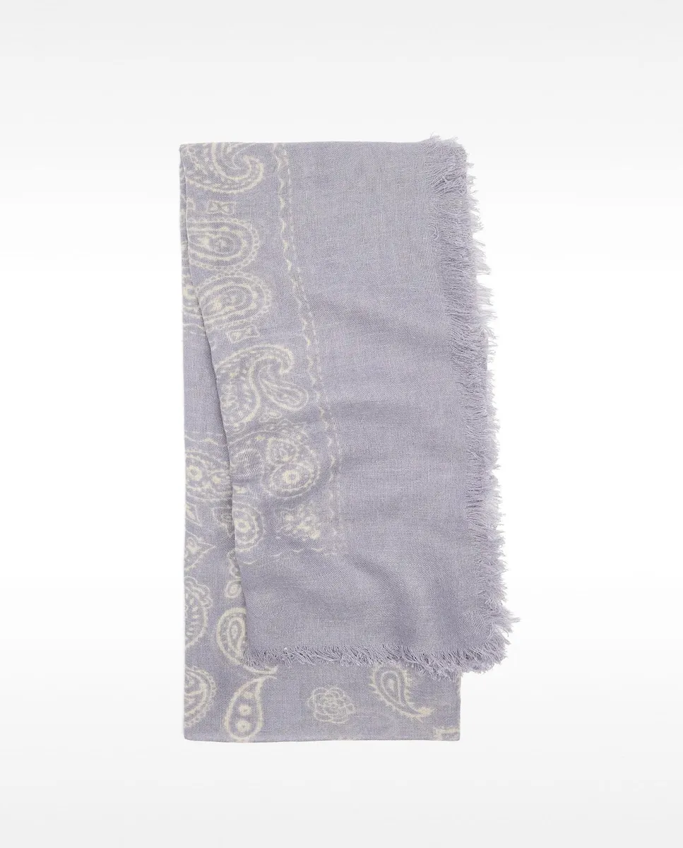 Платок с декоративной строчкой и узором пейсли Parfois, сиреневый
Платок с декоративной строчкой и узором пейсли Parfois, сиреневый