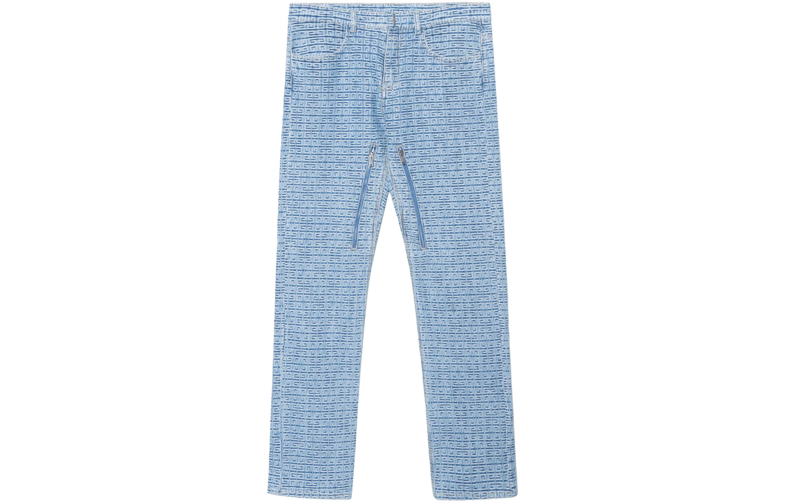 4G Monogram Прямые Джинсы Givenchy, Светло-голубые
4G Monogram Прямые Джинсы Givenchy, Светло-голубые