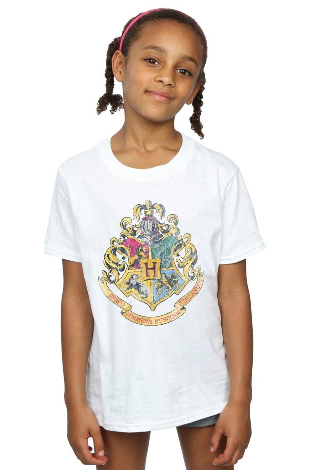 Хлопковая футболка с гербом Хогвартса Harry Potter, белый
Хлопковая футболка с гербом Хогвартса Harry Potter, белый