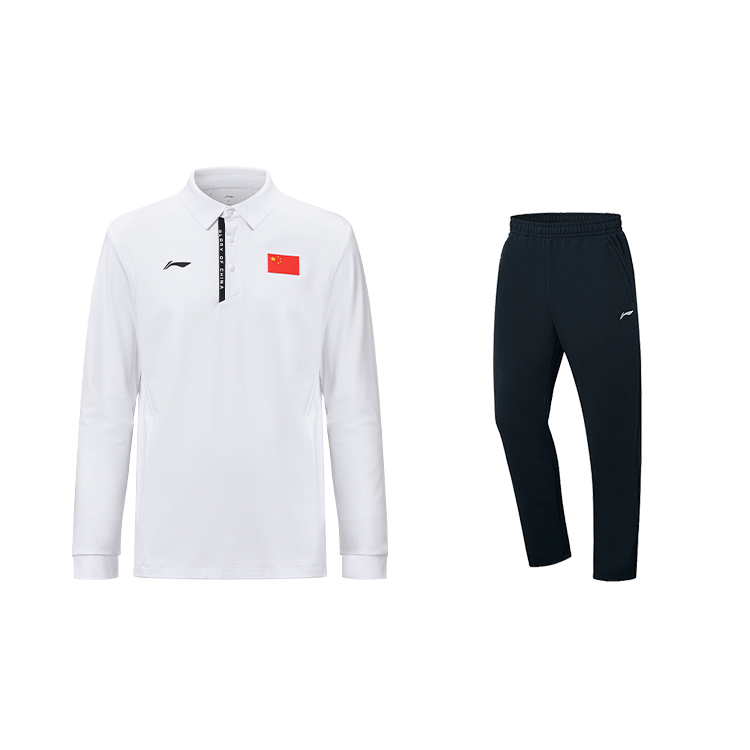 LiNing Casual Sportswear Unisex Li-Ning, clothing sets (белый top+черный bottom)
LiNing Casual Sportswear Unisex Li-Ning, clothing sets (белый top+черный bottom)