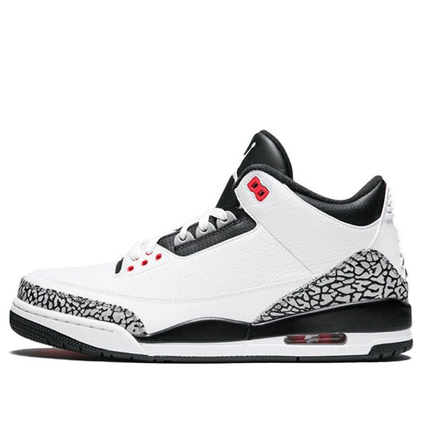 Кроссовки 3 ретро Air Jordan, белый 
Кроссовки 3 ретро Air Jordan, белый